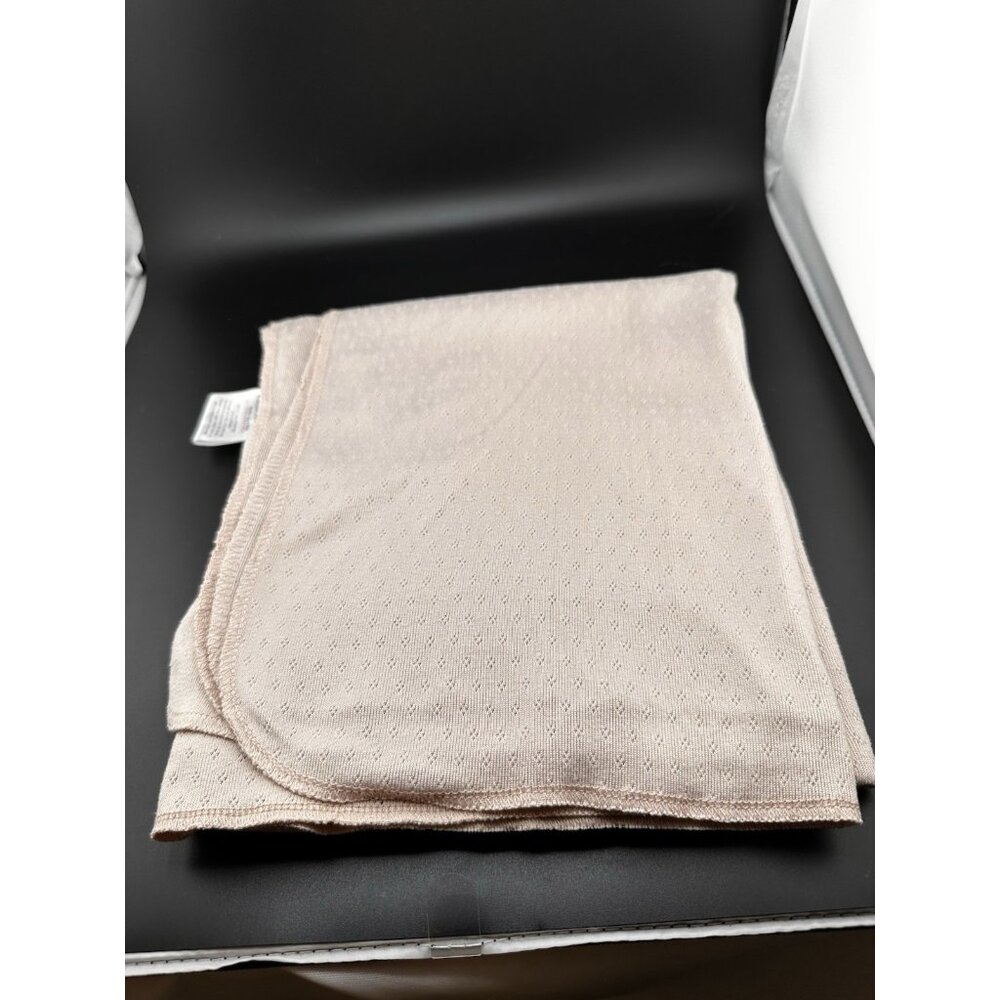 LePetit Baby Swaddle Blanket Multiuse Beige Tan Peach Solid Soft Stretch Diamond - Picture 6 of 8